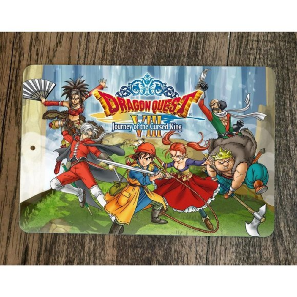 Dragon Quest 8 VIII 8x12 Metal Wall Sign Video Game Poster